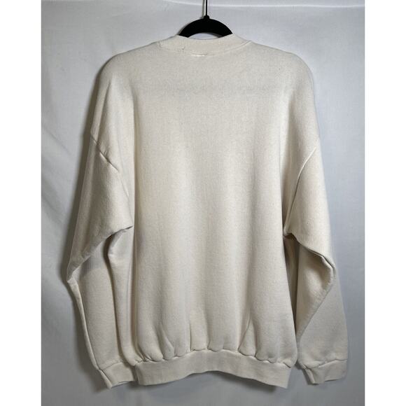 VTG San Diego Sweatshirt Men's 2XL White 90s Big Logo Made In USA - Picture 7 of 7